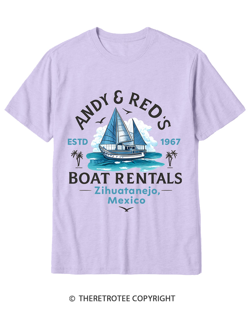TheRetroTee Boat Rentals 1990s Cotton T-Shirt
