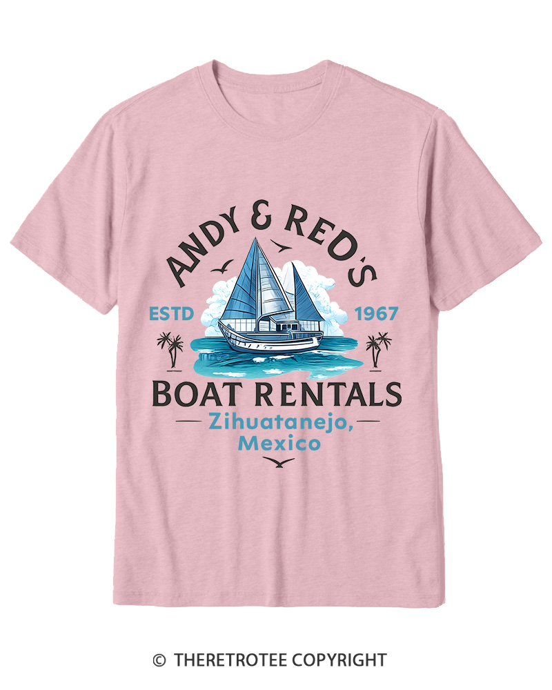 TheRetroTee Boat Rentals 1990s Cotton T-Shirt