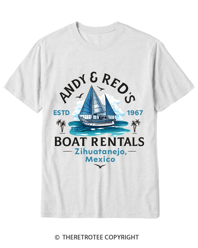 TheRetroTee Boat Rentals 1990s Cotton T-Shirt