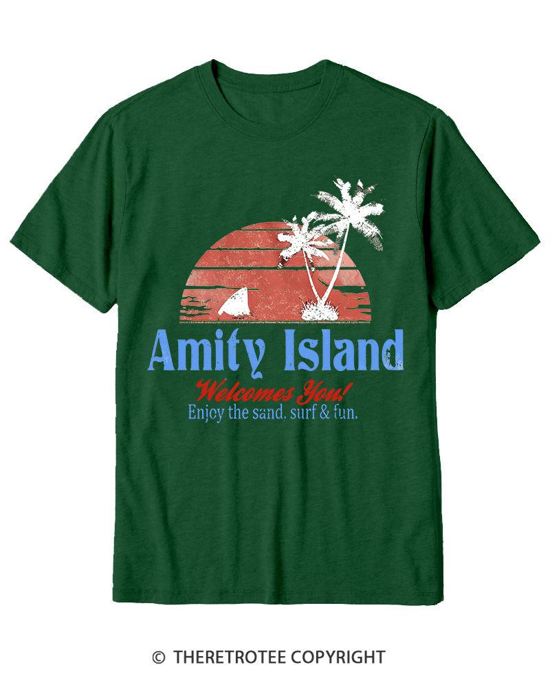 TheRetroTee Enjoy The Sand 1970s Cotton T-Shirt