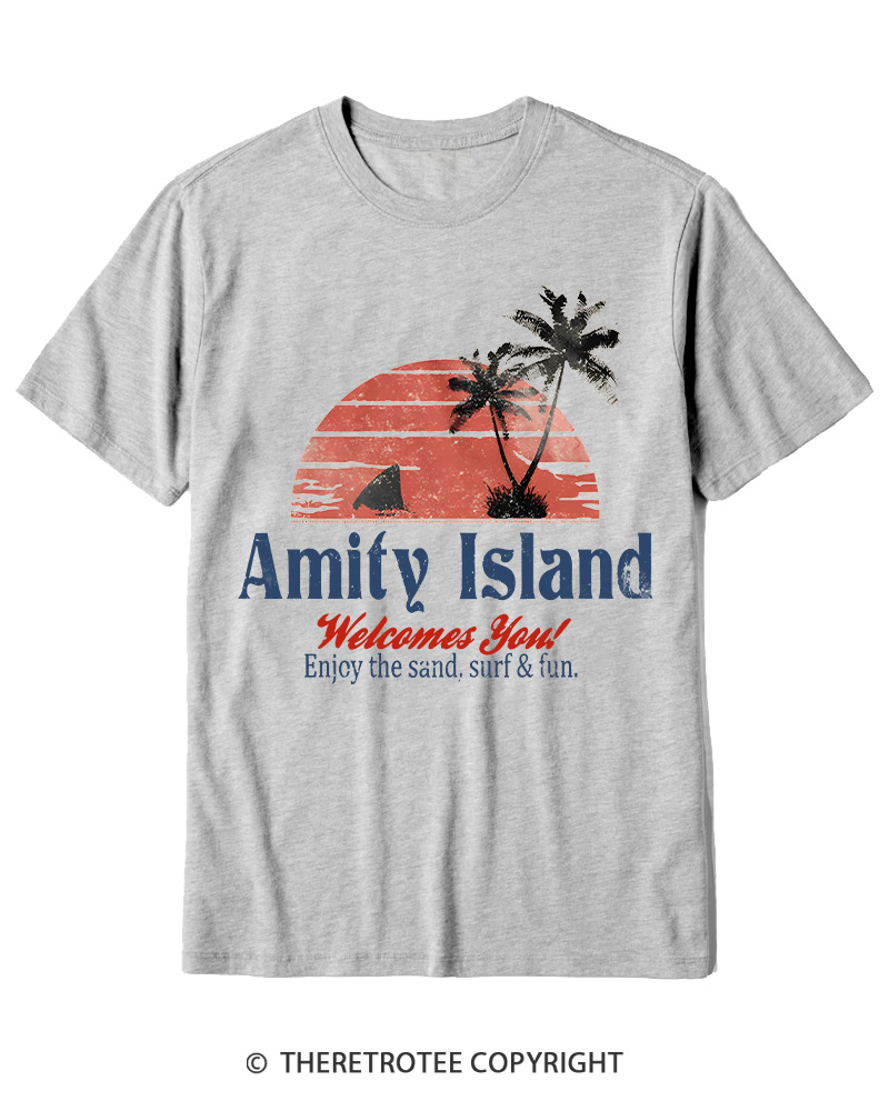 TheRetroTee Enjoy The Sand 1970s Cotton T-Shirt