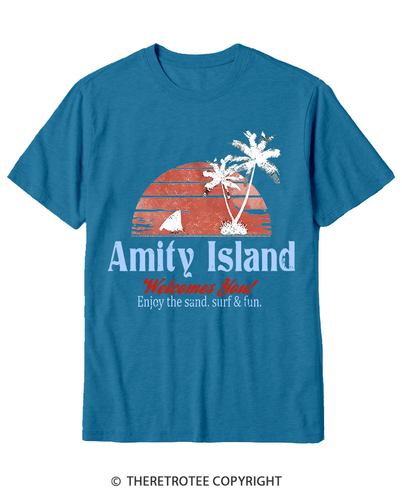 TheRetroTee Enjoy The Sand 1970s Cotton T-Shirt