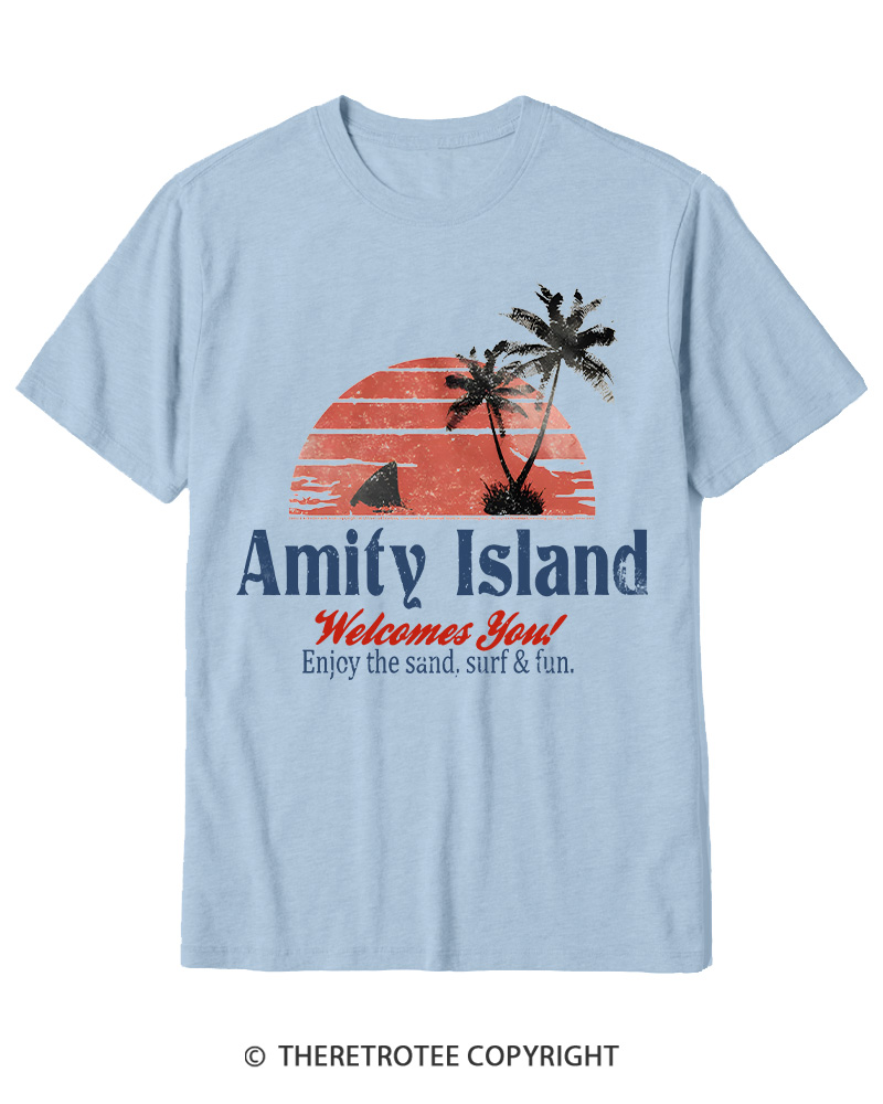 TheRetroTee Enjoy The Sand 1970s Cotton T-Shirt