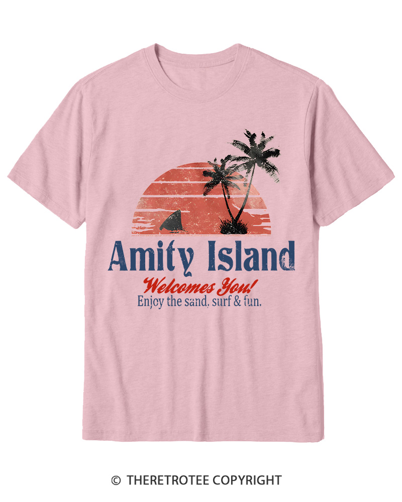 TheRetroTee Enjoy The Sand 1970s Cotton T-Shirt