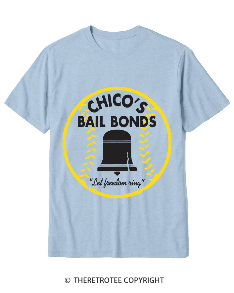 TheRetroTee Chico's Bail Bonds 1970s Cotton T-Shirt