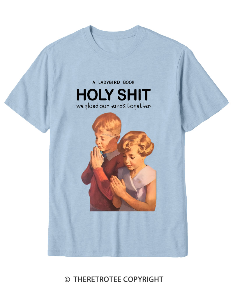 TheRetroTee A Ladybird Book Holy Shit 1950s Cotton T-Shirt