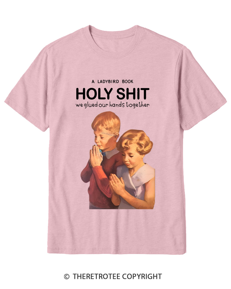 TheRetroTee A Ladybird Book Holy Shit 1950s Cotton T-Shirt