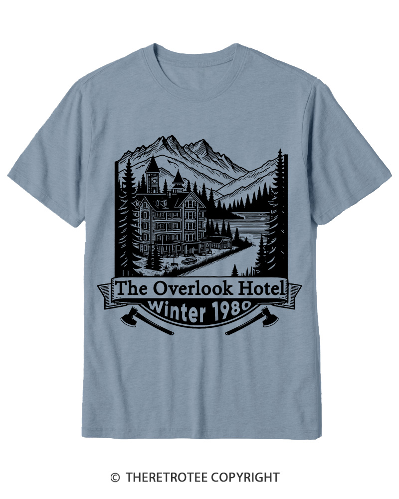 TheRetroTee Overlook Hotel 1980s Cotton T-Shirt