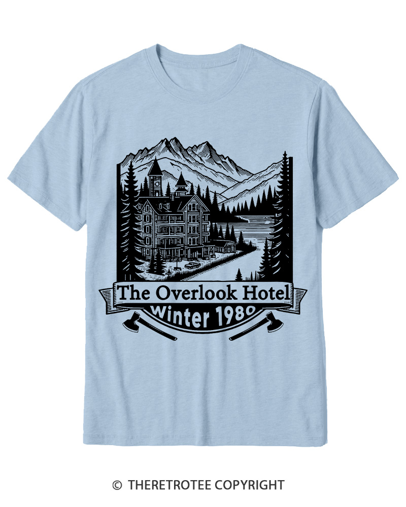 TheRetroTee Overlook Hotel 1980s Cotton T-Shirt
