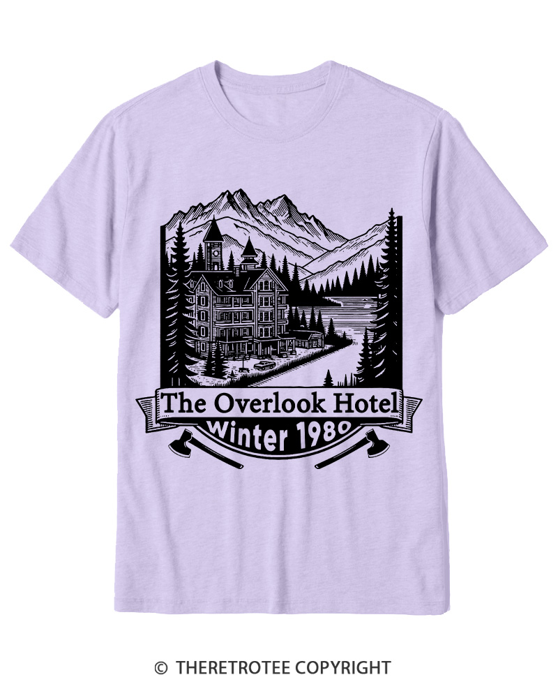 TheRetroTee Overlook Hotel 1980s Cotton T-Shirt