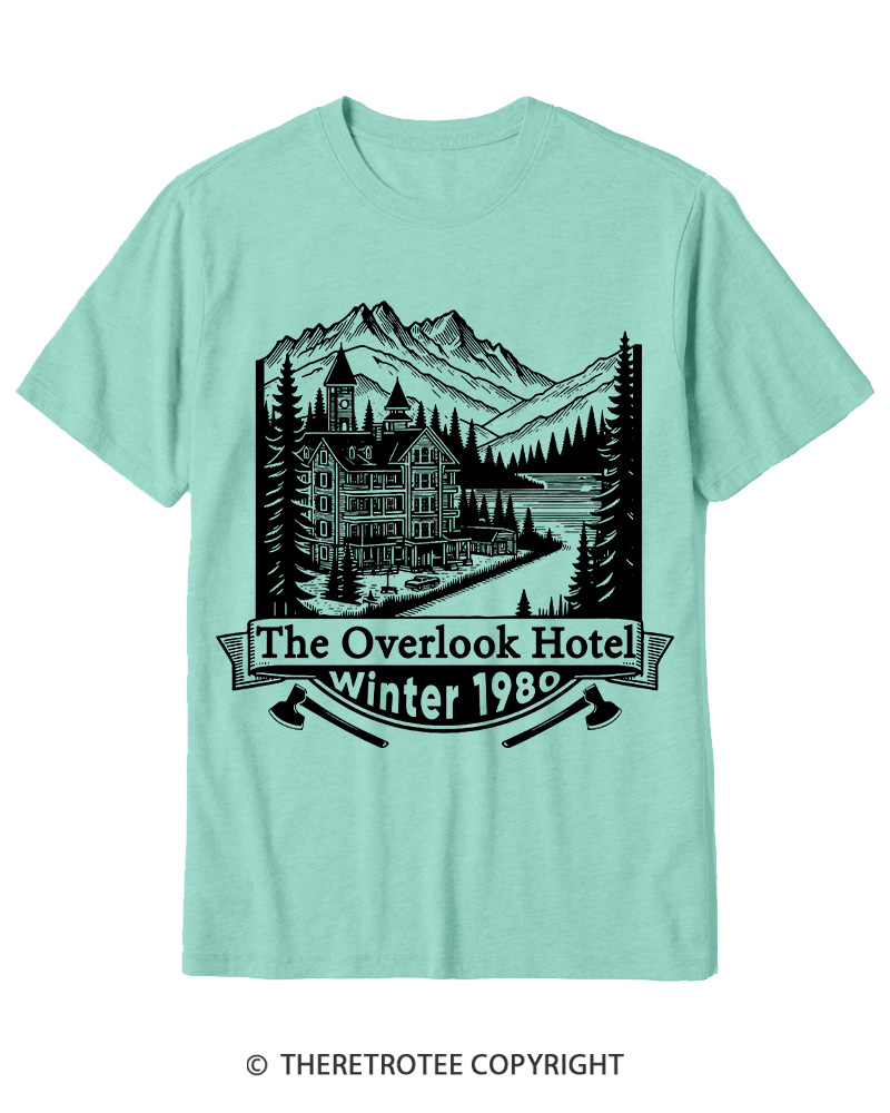 TheRetroTee Overlook Hotel 1980s Cotton T-Shirt
