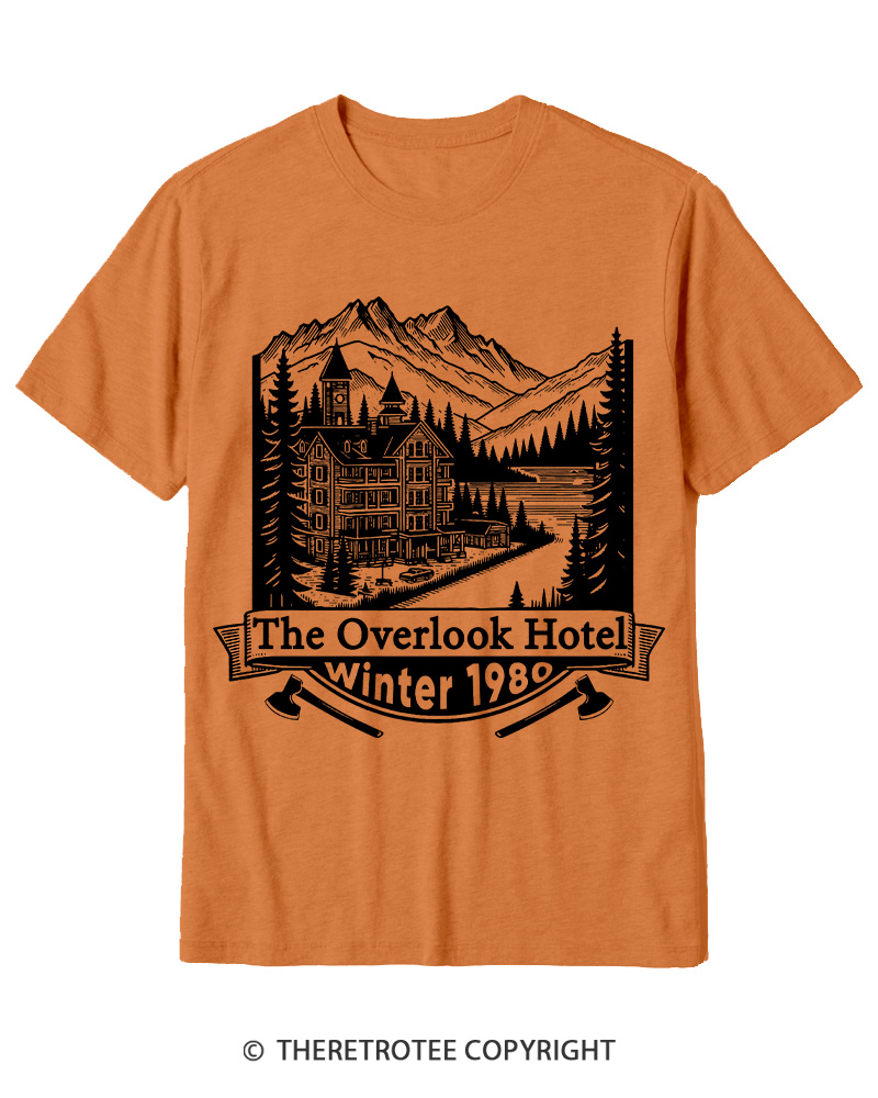 TheRetroTee Overlook Hotel 1980s Cotton T-Shirt