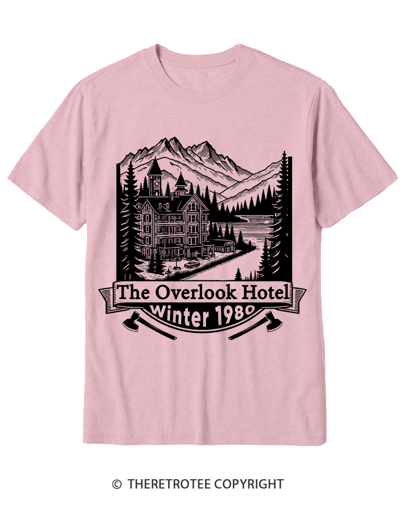 TheRetroTee Overlook Hotel 1980s Cotton T-Shirt
