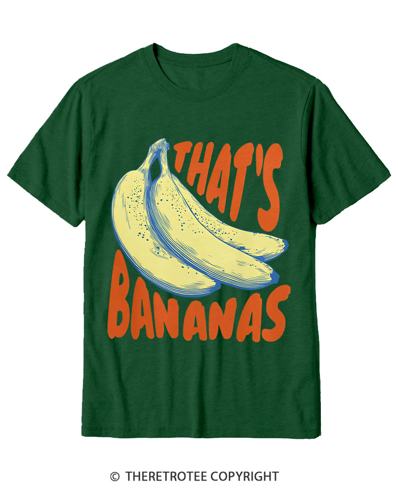 TheRetroTee Thats Bananas Cotton T-Shirt