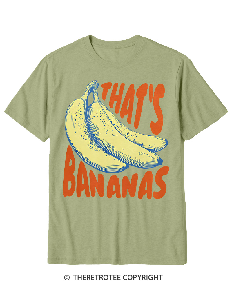 TheRetroTee Thats Bananas Cotton T-Shirt