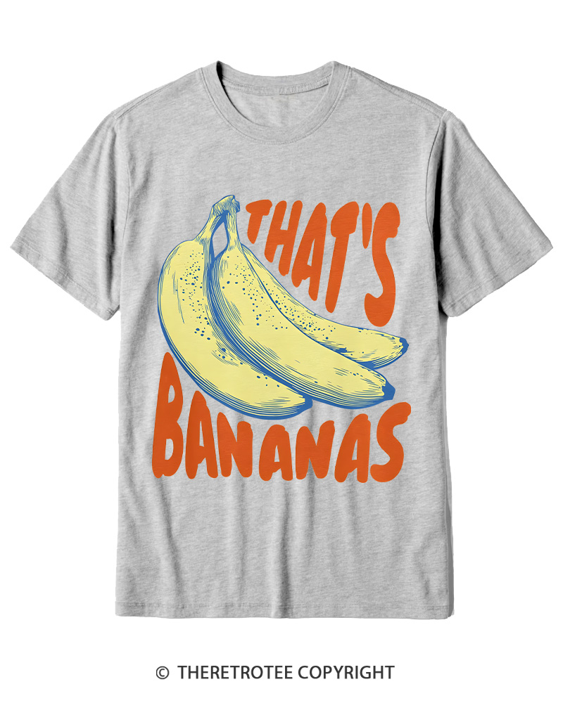 TheRetroTee Thats Bananas Cotton T-Shirt