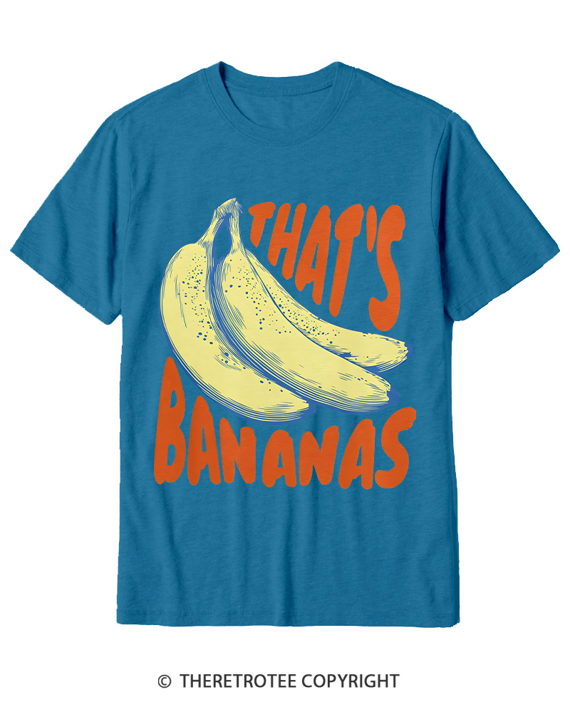TheRetroTee Thats Bananas Cotton T-Shirt