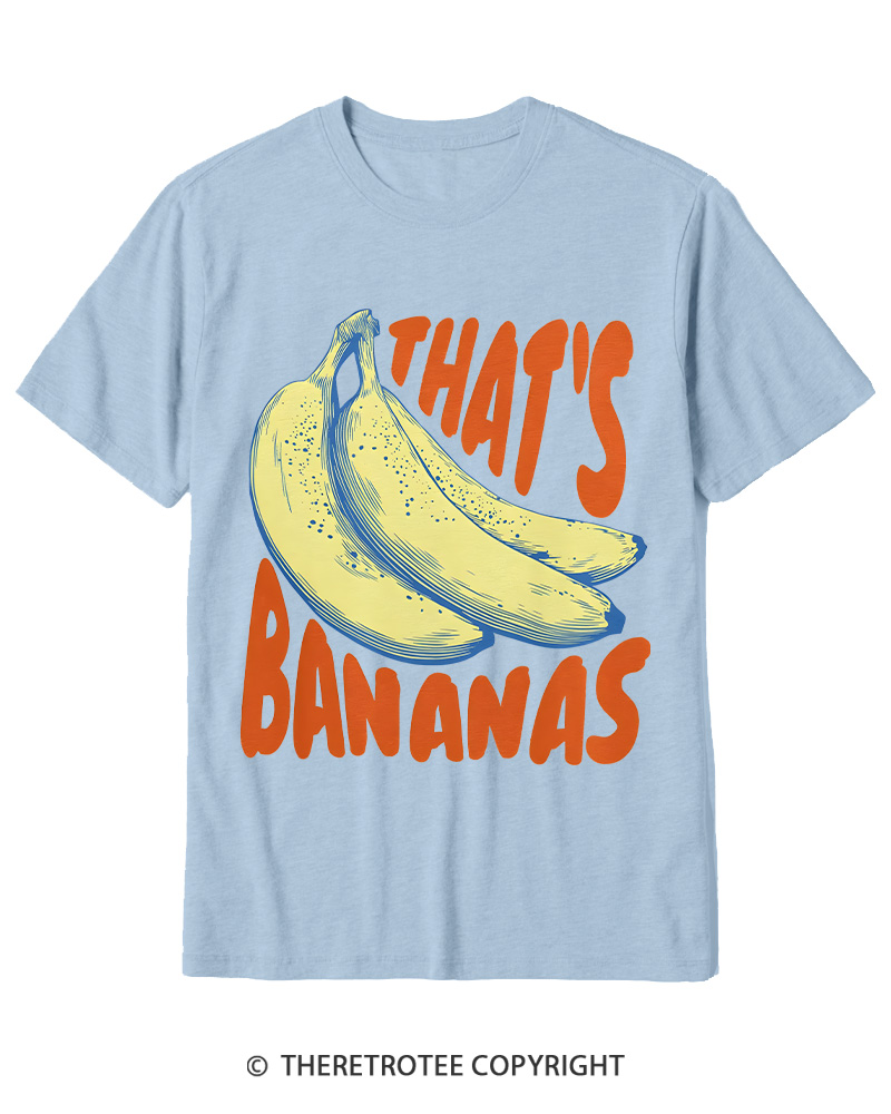 TheRetroTee Thats Bananas Cotton T-Shirt