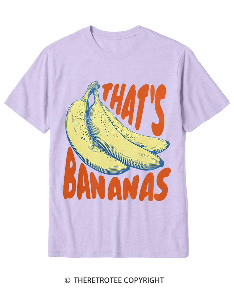 TheRetroTee Thats Bananas Cotton T-Shirt