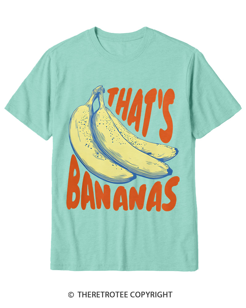 TheRetroTee Thats Bananas Cotton T-Shirt