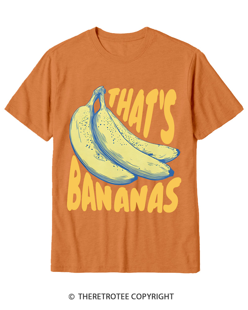 TheRetroTee Thats Bananas Cotton T-Shirt