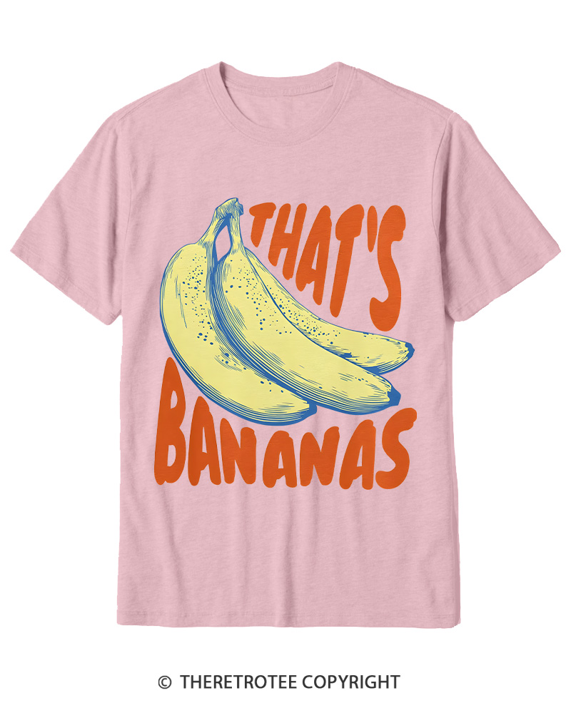 TheRetroTee Thats Bananas Cotton T-Shirt
