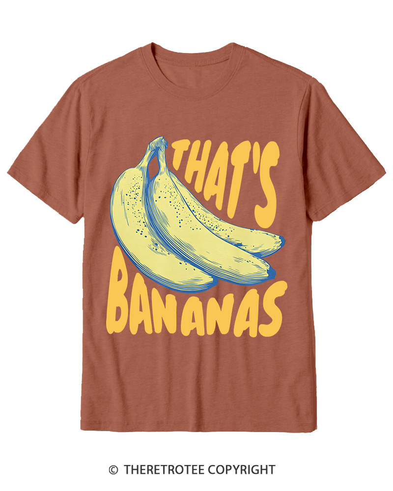 TheRetroTee Thats Bananas Cotton T-Shirt