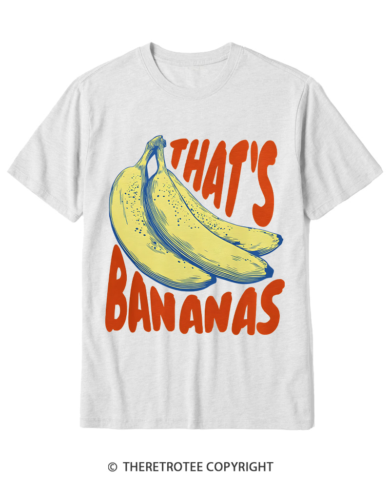 TheRetroTee Thats Bananas Cotton T-Shirt