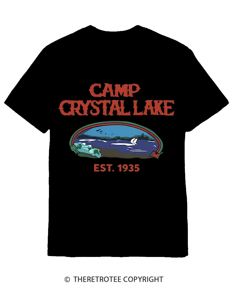 TheRetroTee Friday the 13th Jason Voorhees Horror Cotton T-Shirt