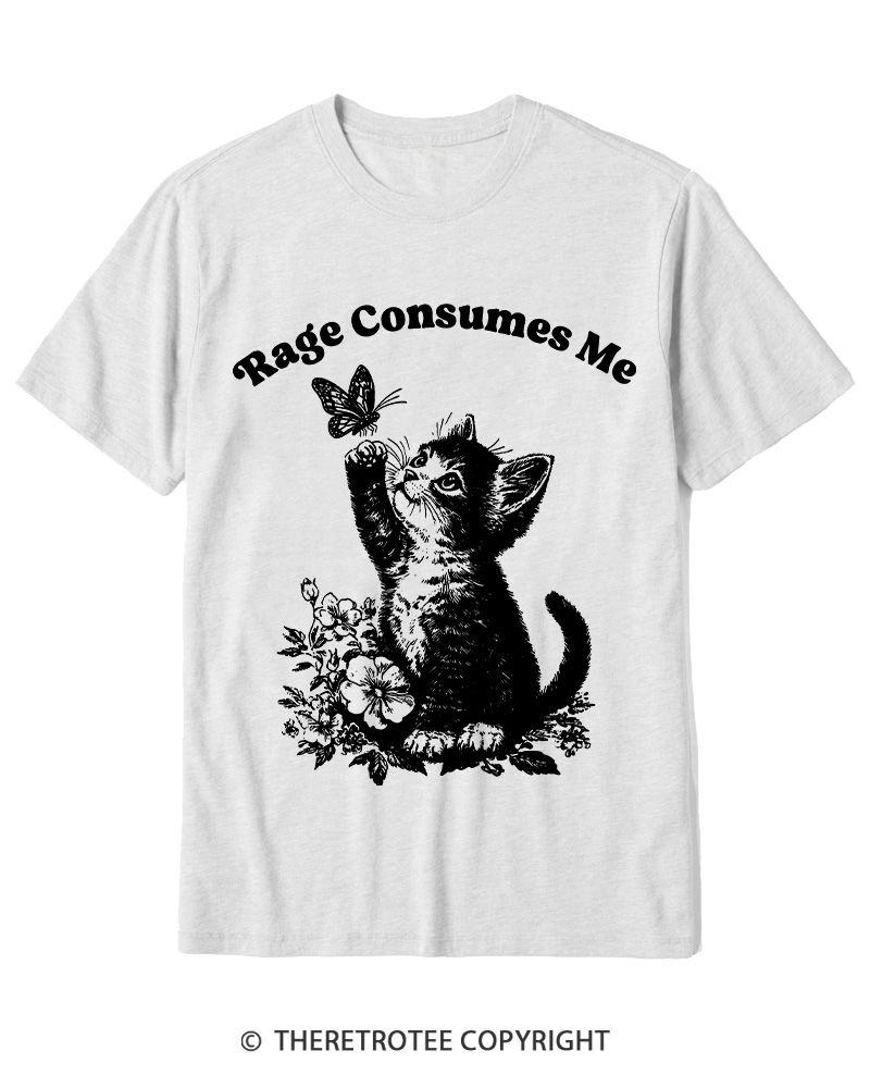 TheRetroTee Rage Consumes Me Cotton T-Shirt