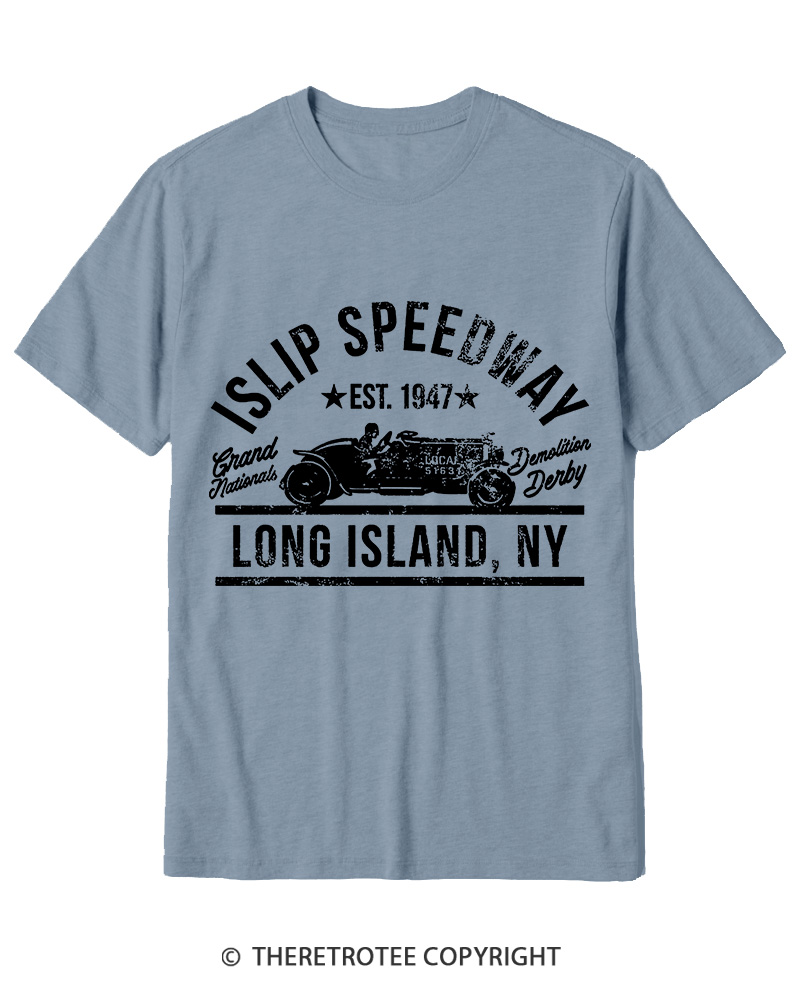 TheRetroTee Islip Speedway 1960s Cotton T-Shirt