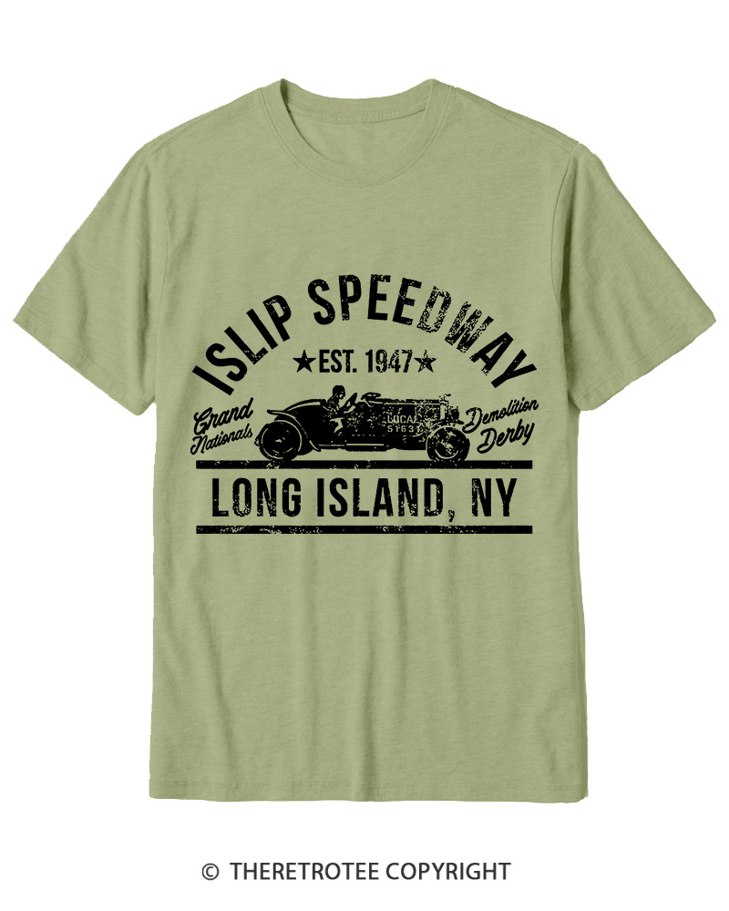 TheRetroTee Islip Speedway 1960s Cotton T-Shirt