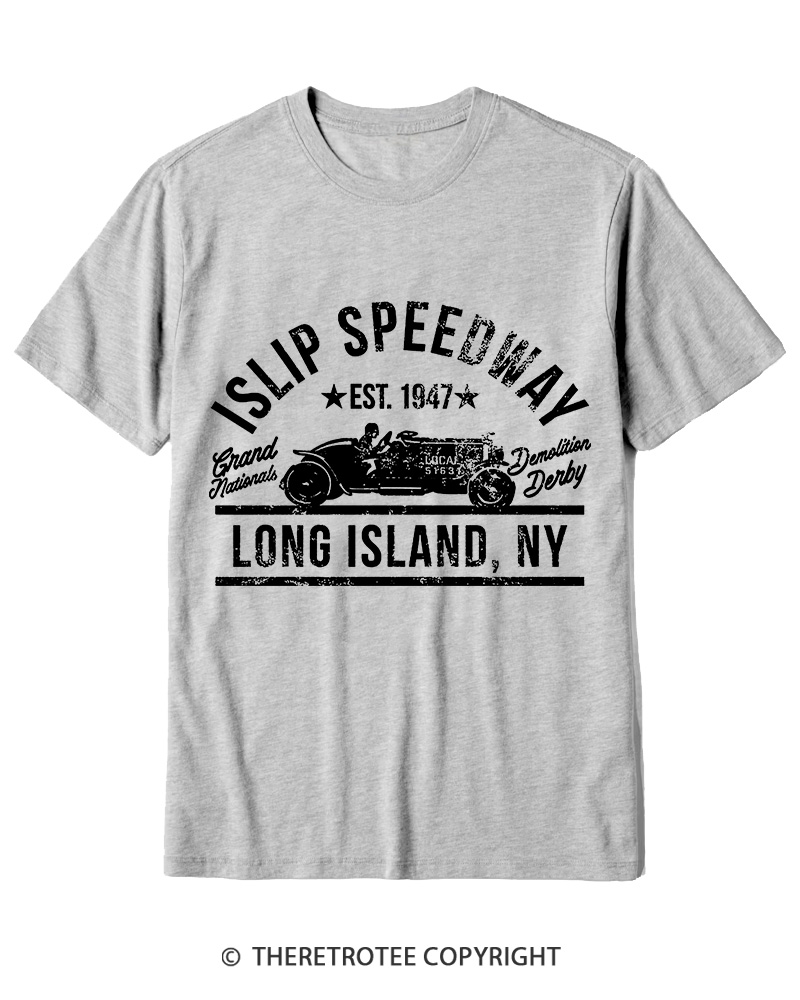 TheRetroTee Islip Speedway 1960s Cotton T-Shirt