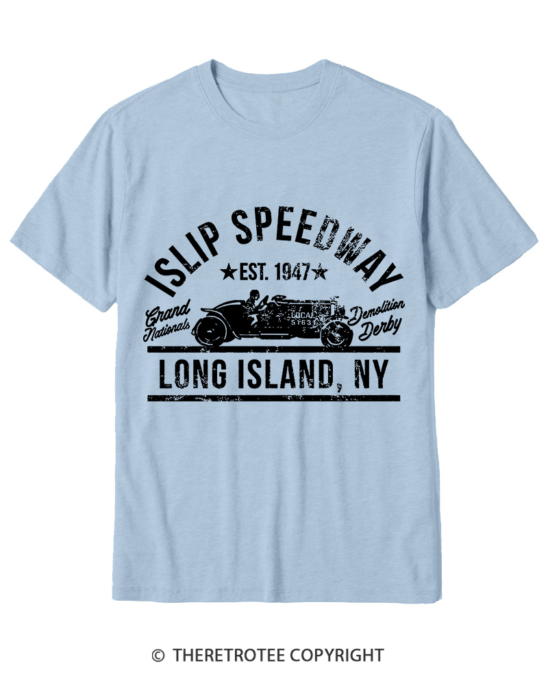 TheRetroTee Islip Speedway 1960s Cotton T-Shirt
