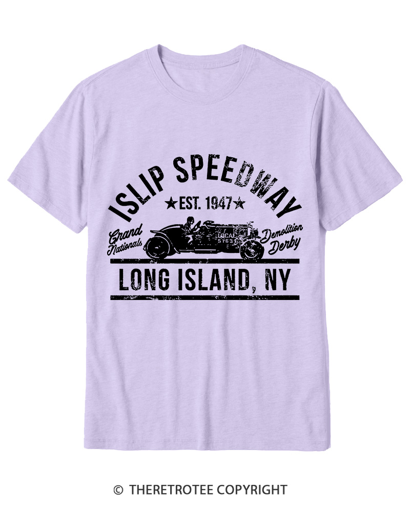 TheRetroTee Islip Speedway 1960s Cotton T-Shirt