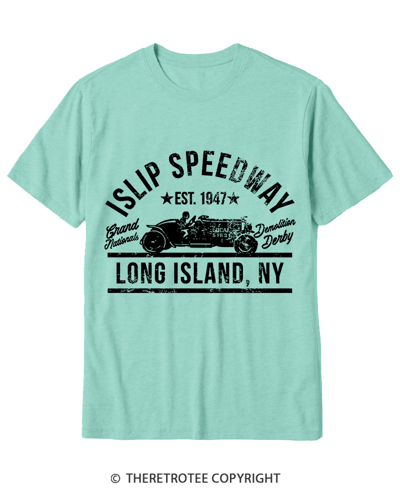 TheRetroTee Islip Speedway 1960s Cotton T-Shirt