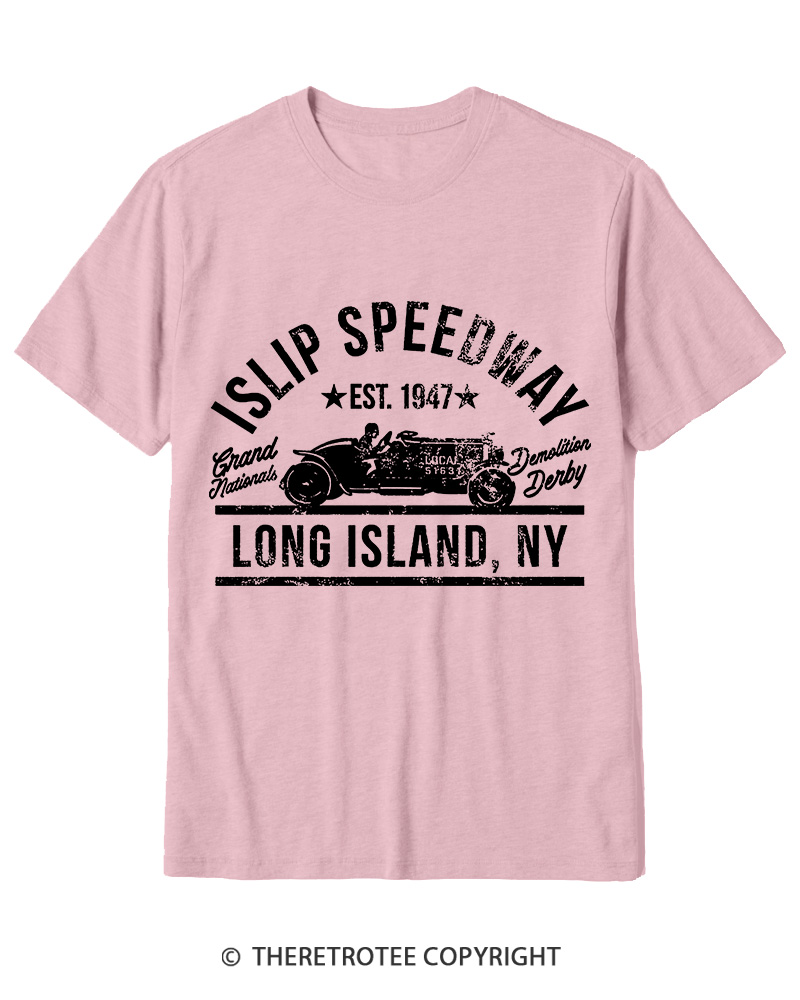 TheRetroTee Islip Speedway 1960s Cotton T-Shirt