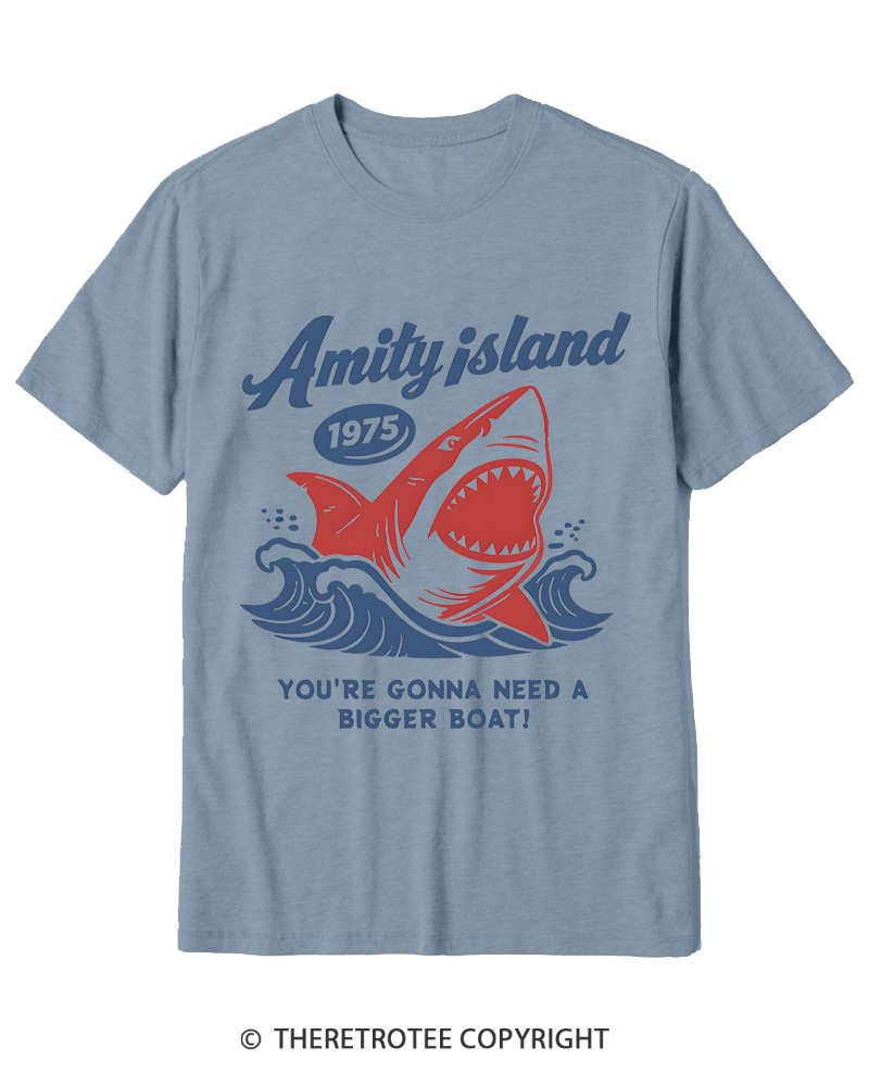 TheRetroTee Seaside Harbor 1970s Cotton T-Shirt