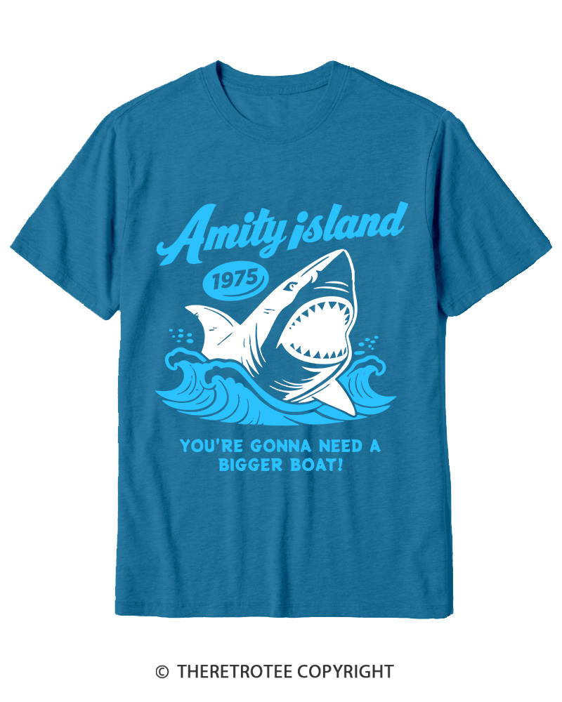TheRetroTee Seaside Harbor 1970s Cotton T-Shirt