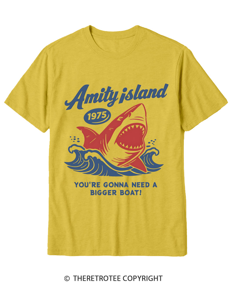 TheRetroTee Seaside Harbor 1970s Cotton T-Shirt