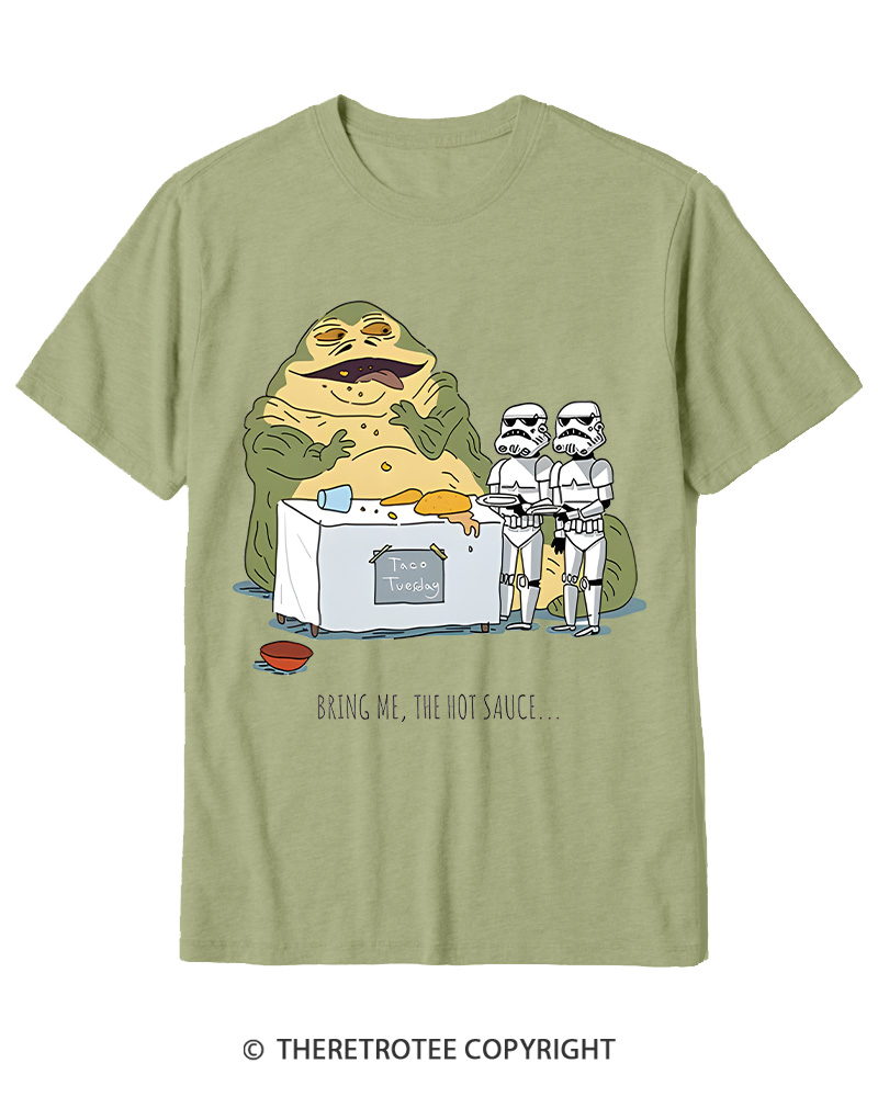 TheRetroTee Hot Sauce 1980s Cotton T-Shirt