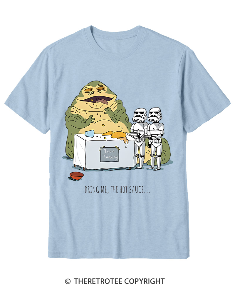 TheRetroTee Hot Sauce 1980s Cotton T-Shirt