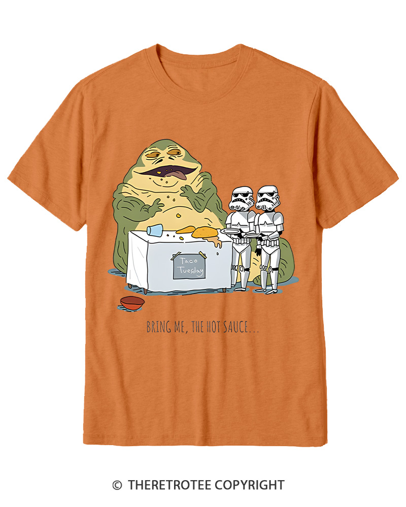 TheRetroTee Hot Sauce 1980s Cotton T-Shirt