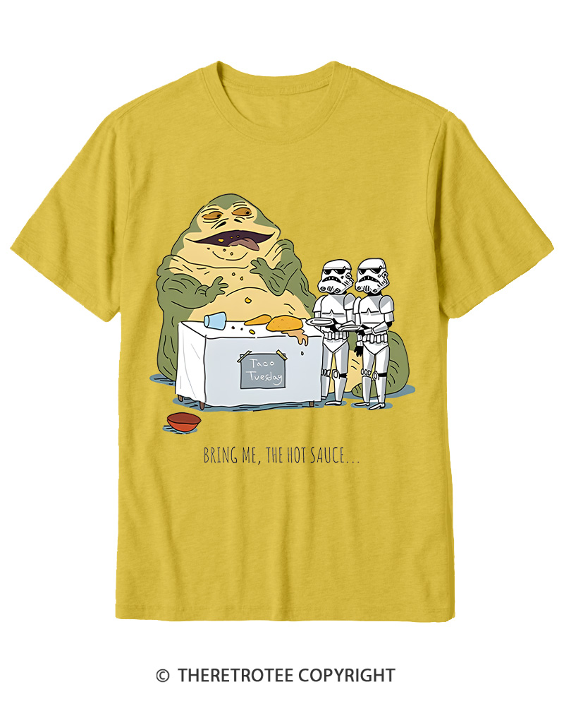 TheRetroTee Hot Sauce 1980s Cotton T-Shirt