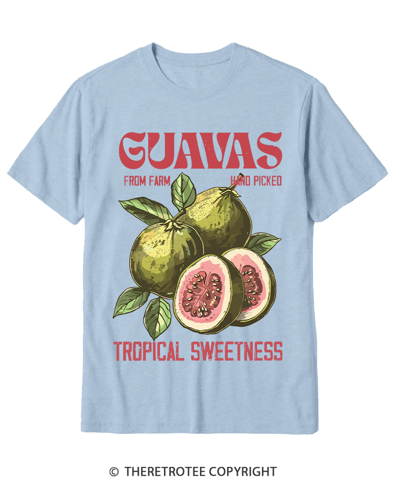 TheRetroTee Exotic Fruit Lover 1960s Cotton T-Shirt