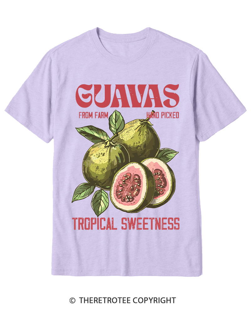 TheRetroTee Exotic Fruit Lover 1960s Cotton T-Shirt