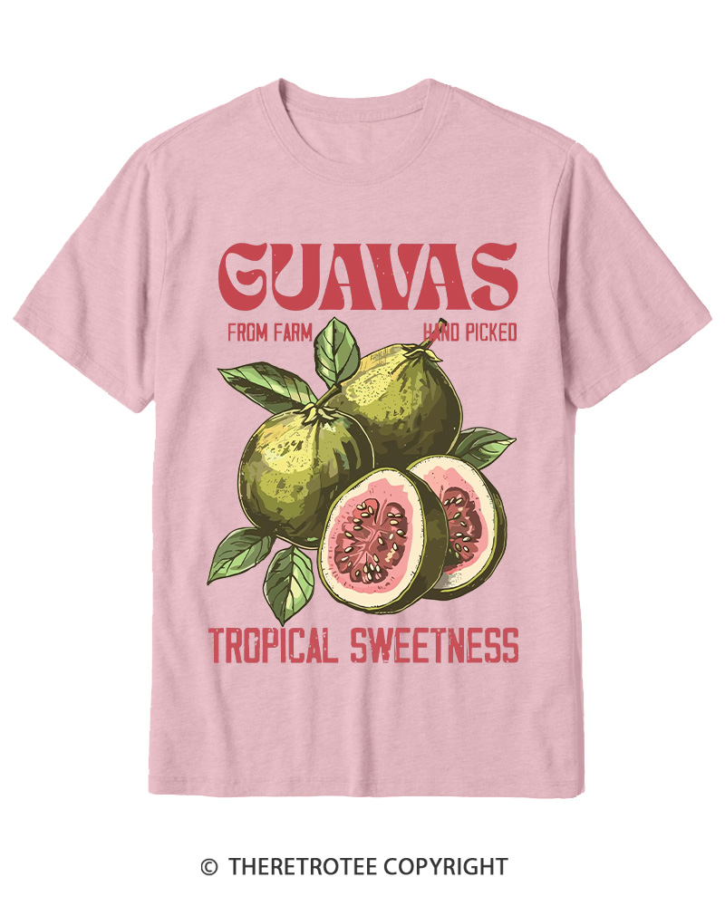 TheRetroTee Exotic Fruit Lover 1960s Cotton T-Shirt