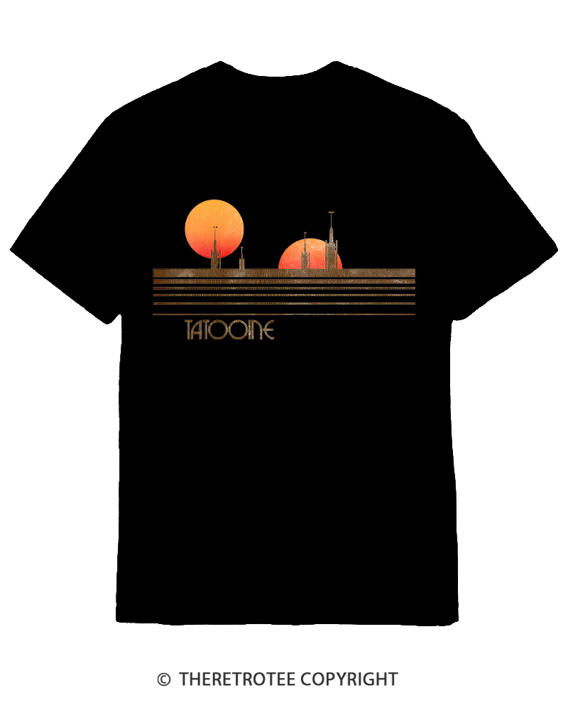 TheRetroTee Galaxy 1980s Cotton T-Shirt