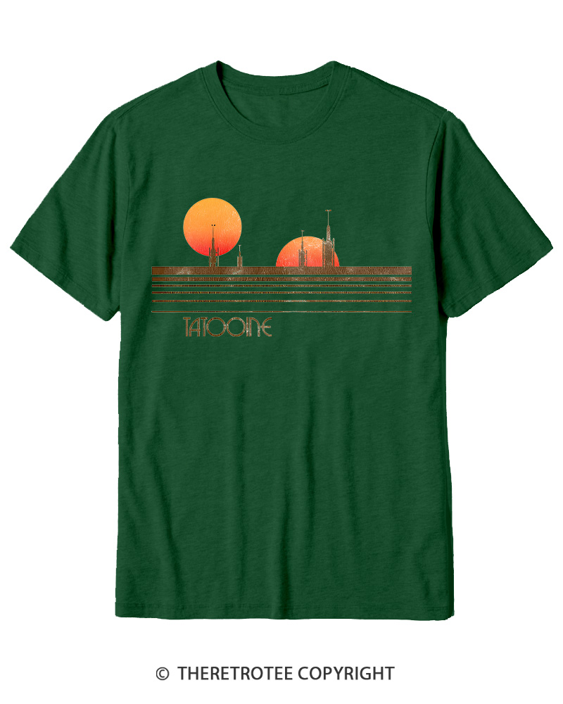 TheRetroTee Galaxy 1980s Cotton T-Shirt