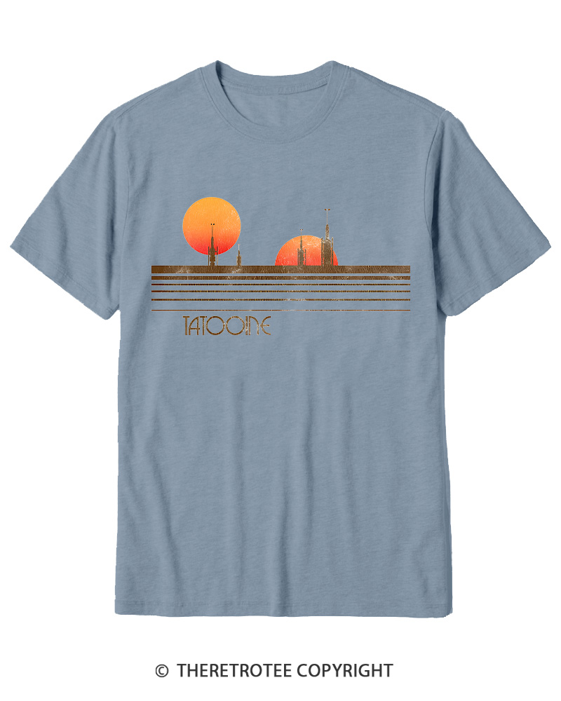 TheRetroTee Galaxy 1980s Cotton T-Shirt